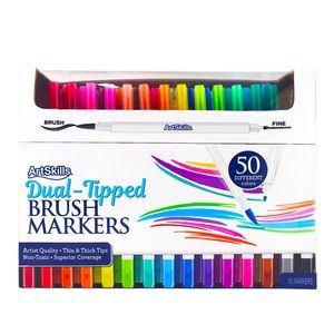 ARTSKILLS DUAL TIPPED BRUSH MARKERS